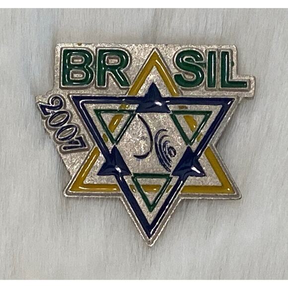 VINTAGE Y2K Maccabi World Jewish Olympics Argentina Games Enamel Pins Lot Of 10 - Picture 6 of 10